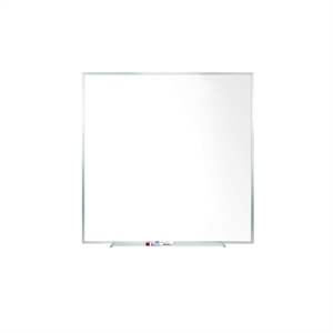 Ghent 48.5&quot x 48.5&quot Aluminum Fr. Ceramic Mag Whiteboard