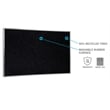 Ghent's 4' x 4' Rubber Bulletin Board with Aluminum Frame in Speckled Tan