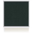 Ghent's Vinyl 4' x 4' Bulletin Board with Aluminum Frame in Ebony Brown