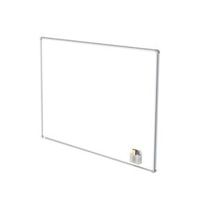 Ghent's Ceramic 4' x 6' Nexus Wall Mount Mag. Whiteboard in White