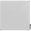 Ghent's Glass 4' x 4' Harmony Mag. Board with Radius Corners in White Back
