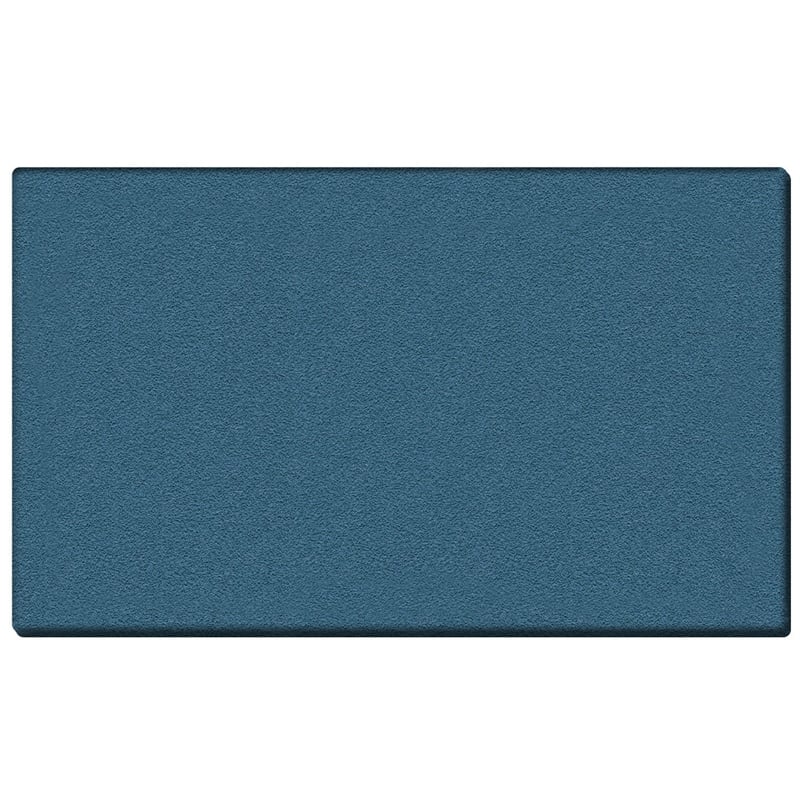Ghent's Vinyl 4' x 6' Wrapped Edge Bulletin Board in Ocean Blue