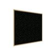 Ghent's Wood 4' x 4' Rubber Bulletin Board with Wood Frame in Multi-Color