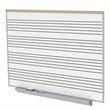 Ghent's Ceramic 4' x 8' A2M Mag. Music Staff Whiteboard Set in White