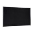 Ghent's 4' x 5' Rubber Bulletin Board with Aluminum Frame in Speckled Tan