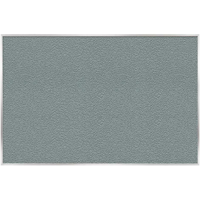 Ghent's Vinyl 4' x 8' Bulletin Board with Aluminum Frame in Stone