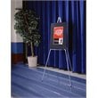 Ghent's Vinyl 4' x 8' Bulletin & Mag. Whiteboard B-Set in Navy
