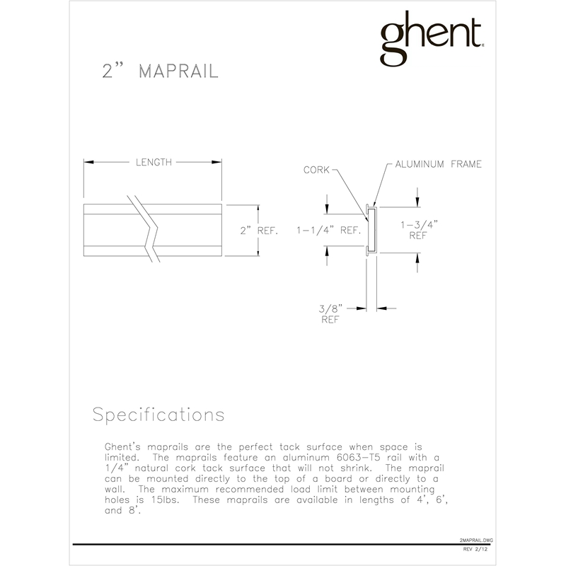 Ghent's Wood 6' L 2