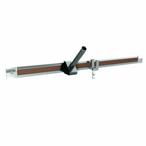 Ghent's Wood 8' L 1&quot Maprail with Cork Insert in Natural