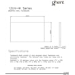 Ghent's Vinyl 4' x 8' Wrapped Edge Bulletin Board in Ocean Blue