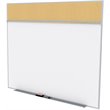 Ghent's Wood 5' x 10' Bulletin & Magnetic Whiteboard A-Set in Tan
