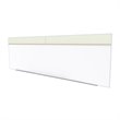 Ghent's Vinyl 5' x 16' Bulletin & Mag. Whiteboard A-Set in Ivory