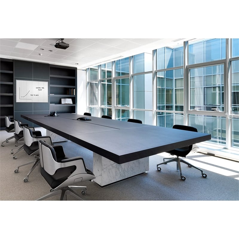 Ghent's Vinyl 4' x 6' Mag. Whiteboard with 1