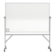 Ghent's Ceramic 4' x 6' Reversible Mag. Hygienic Whiteboard in White