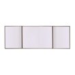 Ghent's Fabric VisuALL PC Multi Board Cabinet with Whiteboard in Blue
