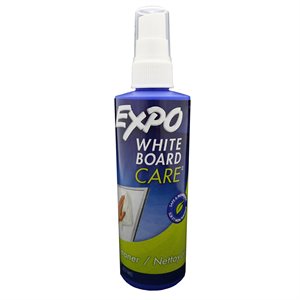 ghent's plastic 8 oz. expo whiteboard cleaner spray bottle 12 pack in clear