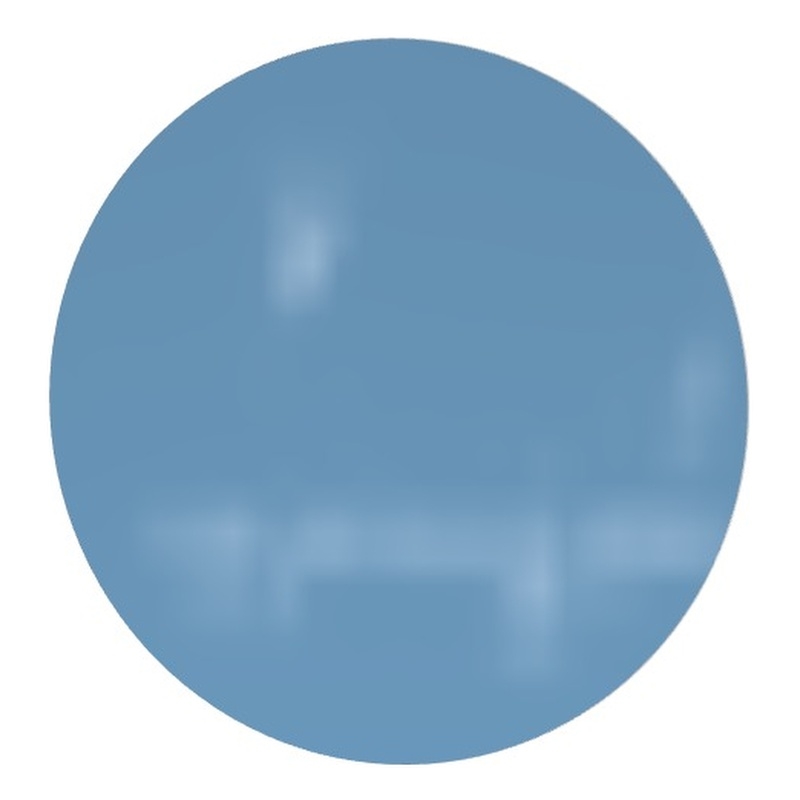 Ghent Coda Low Profile Circular Glass Dry Erase Board Non-Mag Blue 48in Dia