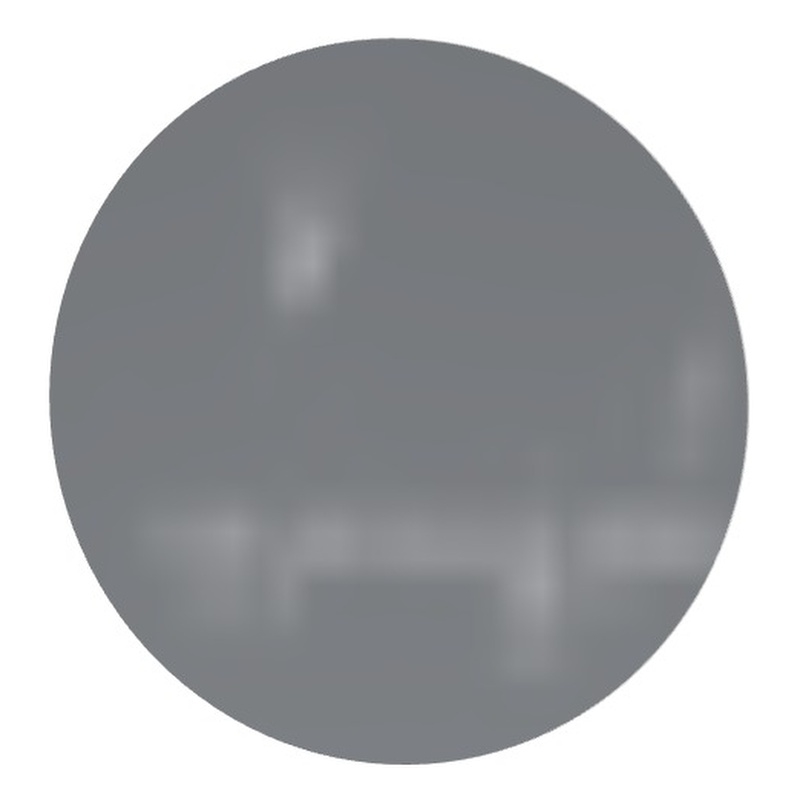 Ghent Coda Low Profile Circular Glass Dry Erase Board Non-Mag Gray 48in Dia