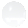 Ghent Coda Low Profile Circular Glass Dry Erase Board Non-Mag White 48in Dia