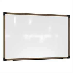 ghent prest wall whiteboard magnetic driftwood oak frame2 x 3ft