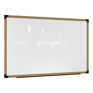 ghent prest wall whiteboard magnetic natural oak frame 3 x 6ft
