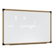 Ghent Prest Wall Whiteboard Magnetic Natural Oak Frame 4 x 5ft