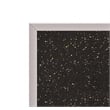 Ghent Rubber Bulletin Board with Aluminum Frame 2 x 3ft Black/Confetti Backing