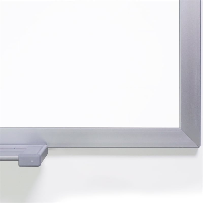 Ghent 2-Piece M1 Porcelain Mag Whiteboard - Aluminum Frame - 4ft H x 10ft (2 pc)