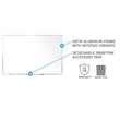 Ghent Whiteboard w/Aluminum Frame - Non-Mag - 4ft H x 7ft  4