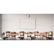 Ghent Mag Hygienic Porcelain Whiteboard w/Aluminum Frame - 4ft H x 7ft
