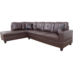 lifestyle furniture smith left-facing sectional sofa set
