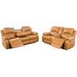 Lifestyle Furniture Ashland 2-Pieces Recliner PU Sofa Set in Ginger