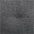 Lifestyle Furniture Edward Left-Facing Sectional & Ottoman in Black/Gray