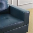 Lifestyle Furniture Lemonda Left-Facing Sectional & Ottoman in Forest Green
