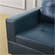 Lifestyle Furniture Biscuits Right-Facing Sectional & Ottoman in Forest Green
