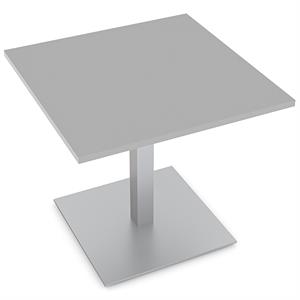 4 person square conference table metal base 34