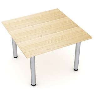4 person square conference table w/post legs harmony series  46
