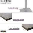 8 Person Rectangular Conference Table T-Legs Harmony Series 7 Foot  Driftwood