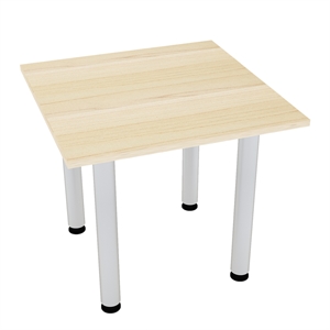 34 small square conference table post legs engineered wood maple