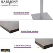 6 Person Wide Rectangular Conference Table 48X72 Metal T-Bases Black Oak