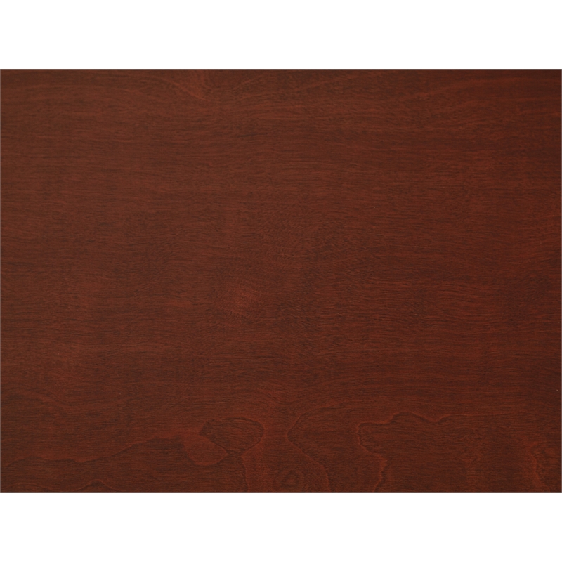 Wall Street Espresso Coffee Wood Table and Metal Chrome Legs