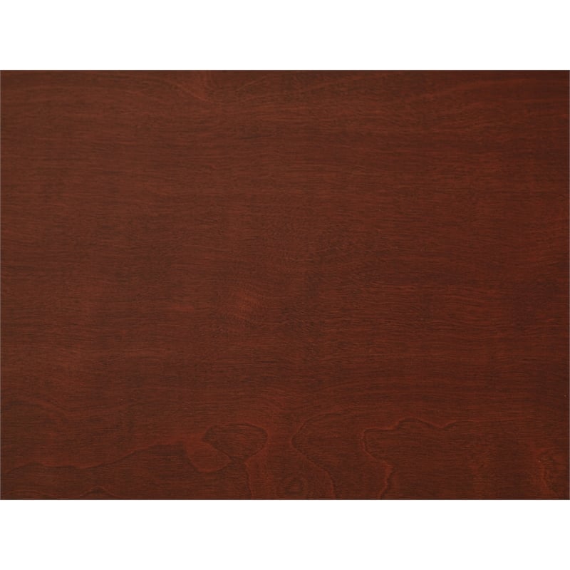 Wall Street End Table Espresso Wood Veneer Top with Chrome legs