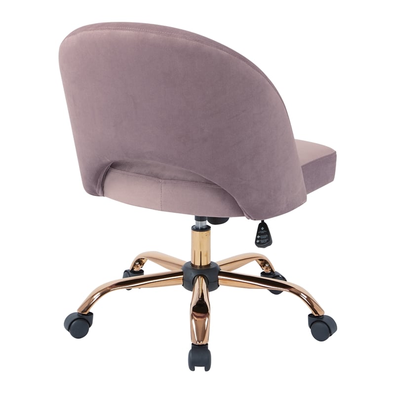 mauve pink chair