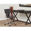 Dorado Office Chair in Black Vinyl and Chrome Finish - DOR26-BK