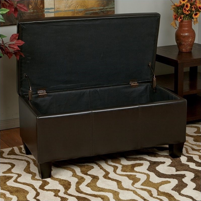 Avenue Six Detour Storage Bench in Espresso DTR2036EBD