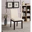 Dakota Parsons Chair in Linen Beige Fabric