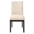 Dakota Parsons Chair in Linen Beige Fabric
