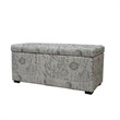 Avenue Six Sahara Tufted Storage Bench Script Fabric - SAH3917-S13