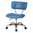 Vista Task Office Chair in Blue Faux leather