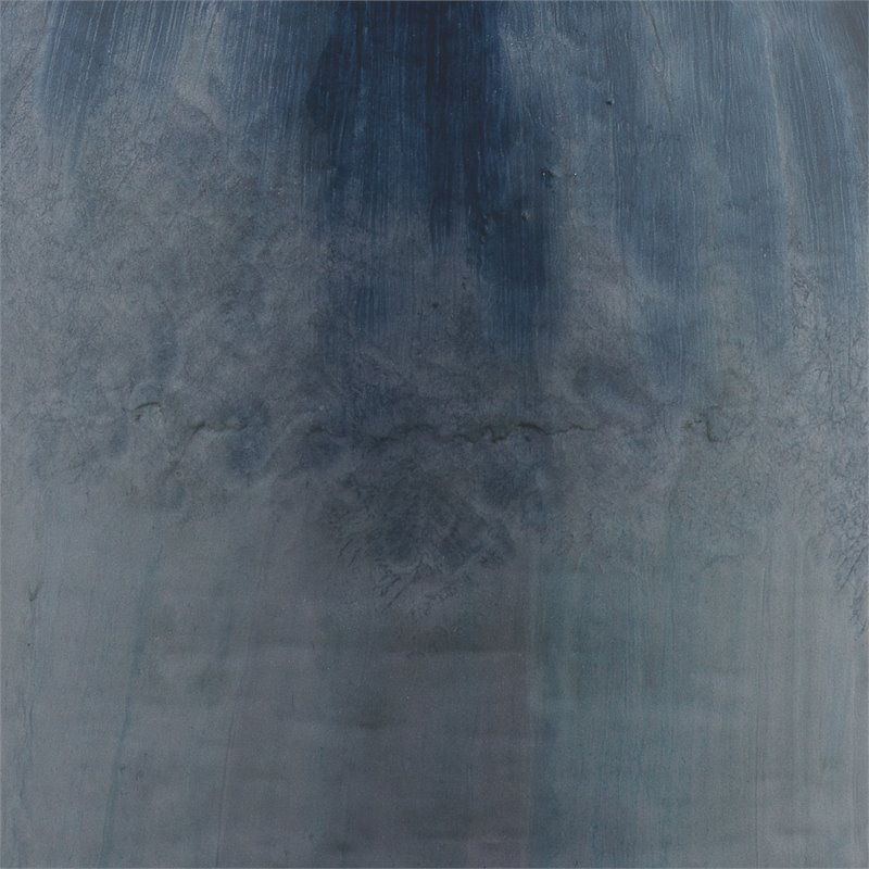 Jamie Young Co Twilight Transitional Iron Metal/Linen Table Lamp in Blue Ombre